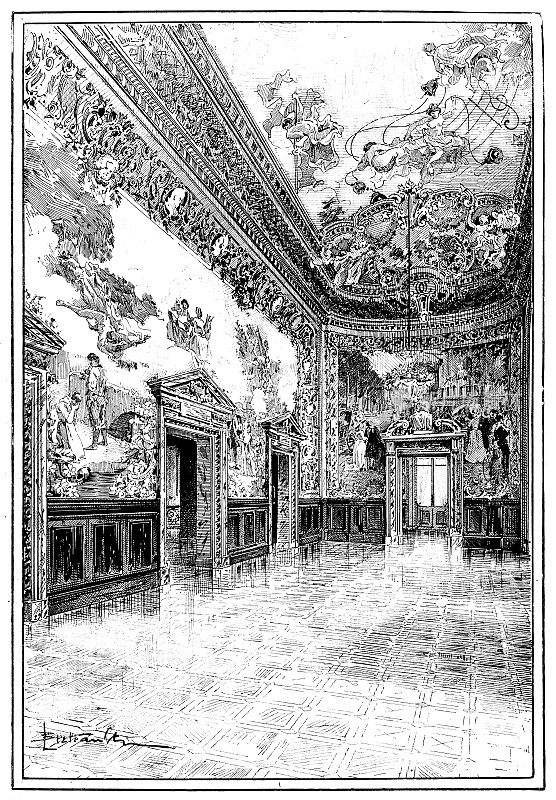 Antique image: Thé?tre national de l'Opéra-Comique, Paris, Foyer